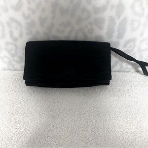 Neiman Marcus Women Evening Bag Envelope Clutch Purse Black EUC